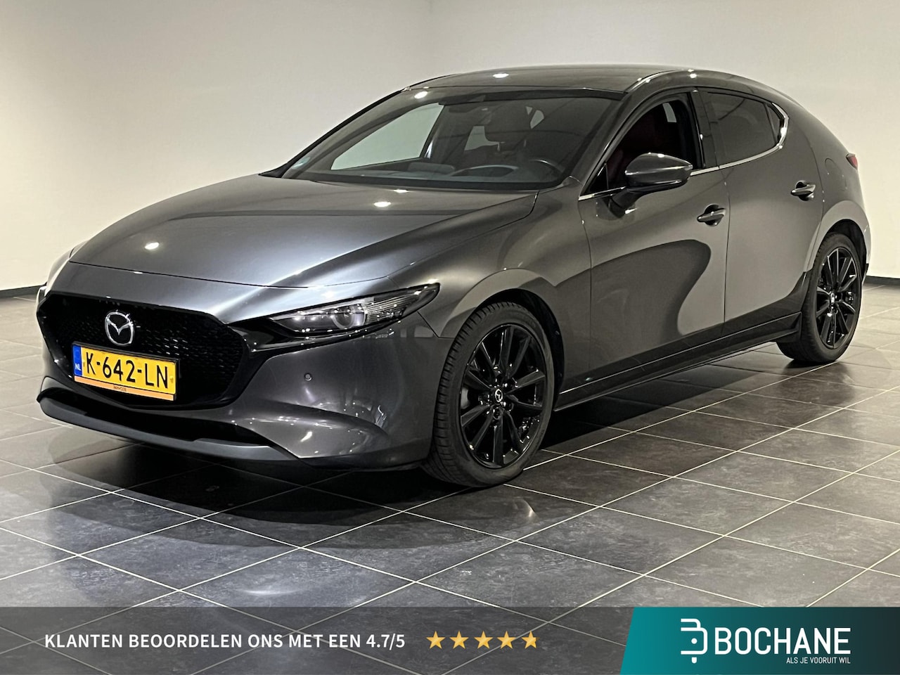Mazda 3 - 2.0 e-SkyActiv-X M Hybrid 180 Luxury | Leder | Apple Carplay/Android Auto | Navigatie | - AutoWereld.nl