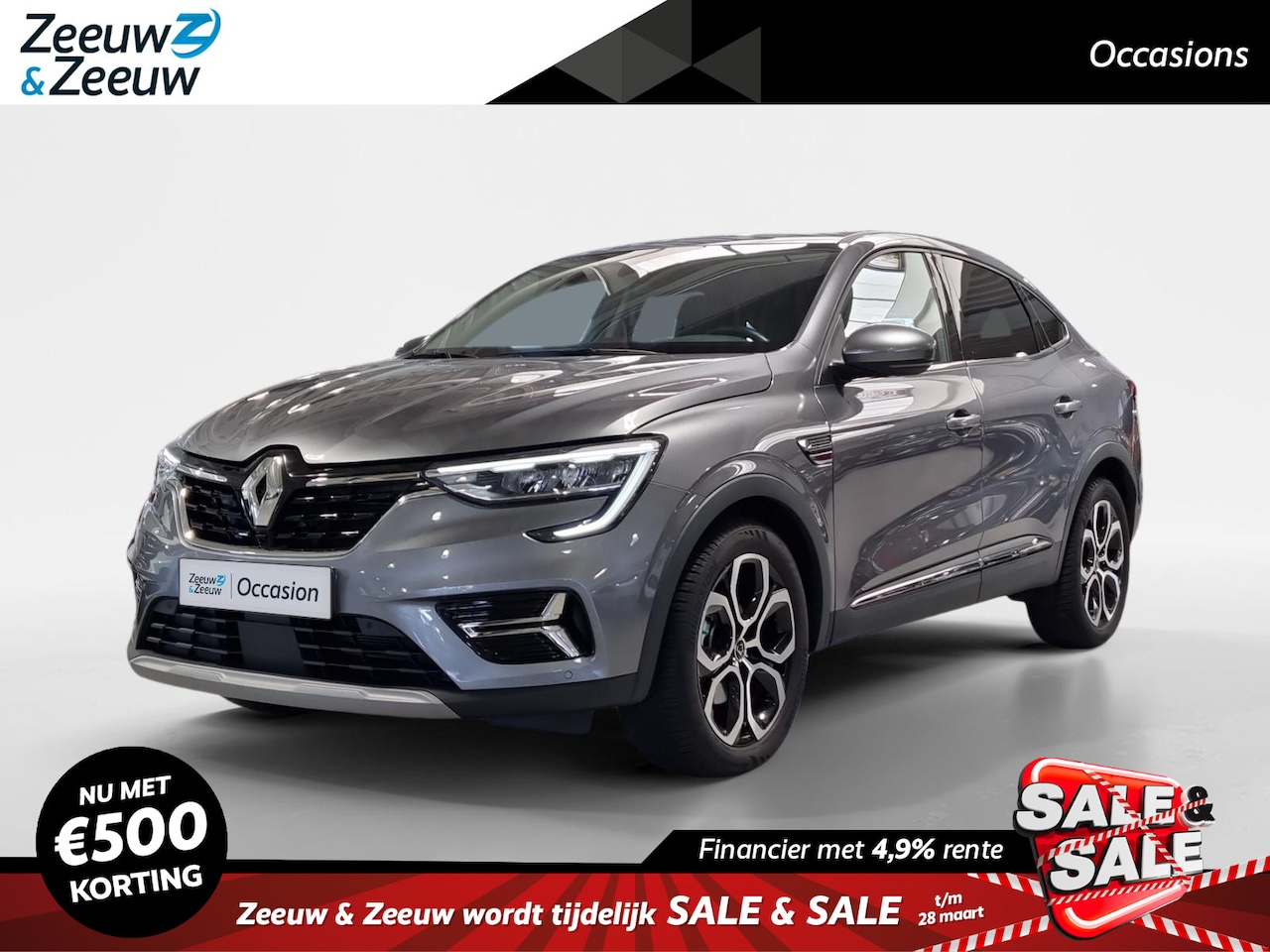 Renault Arkana - 1.6 E-Tech hybrid 145 techno * Automaat * Achteruit camera * Adaptieve cruise control * Ca - AutoWereld.nl