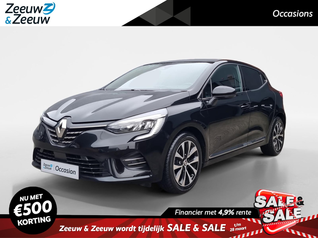 Renault Clio - 1.0 TCe 90 Techno * 9.3" Navi * Camera * Parkeersensoren * Cruise Control * LM Velgen * Ca - AutoWereld.nl