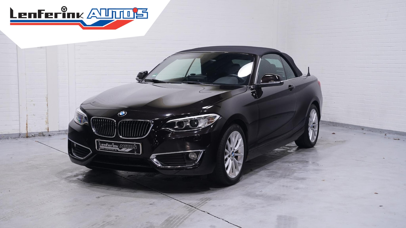 BMW 2-serie Cabrio - 218i Luxury Navi Clima Leder Apple Carplay Bi- Xenon Afn. trekhaak Cruise PDC - AutoWereld.nl