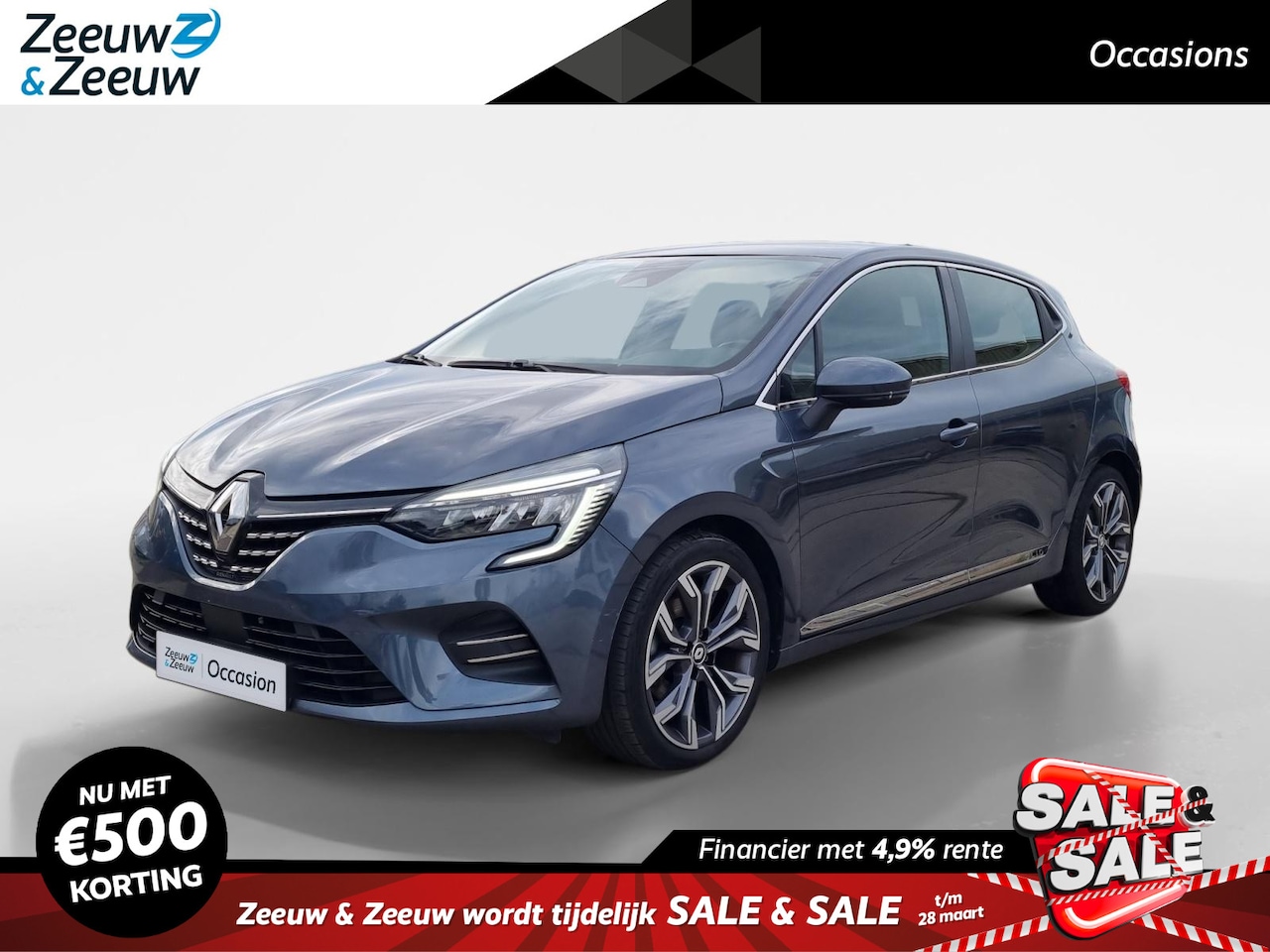 Renault Clio - 1.6 E-Tech Hybrid 140 Intens * Automaat * Cruise Control * Carplay * LM Velgen 16 " * Clim - AutoWereld.nl