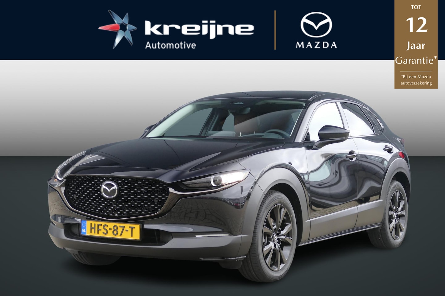 Mazda CX-30 - 2.0 e-SkyActiv-X M Hybrid Nagisa | Black Line | Navi | Cruise | Apple/Android | - AutoWereld.nl