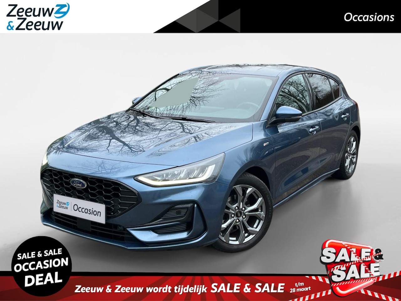 Ford Focus - 1.0 Ecoboost Hybrid ST-Line | Winter Pack | SYNC4 Groot Navigatie | Privacy Glass | LED | - AutoWereld.nl