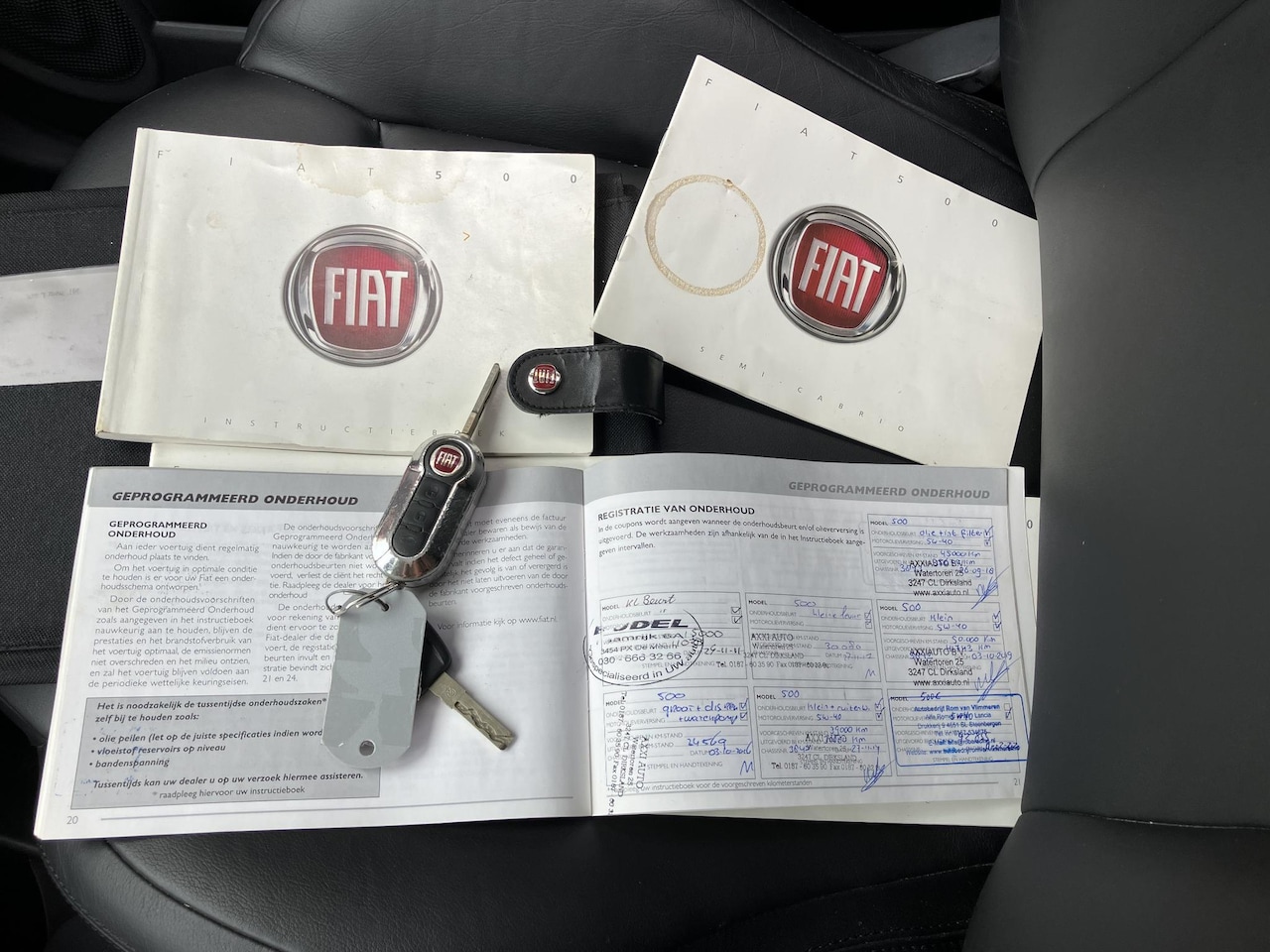 Fiat 500 C - 1.2 Rock | Lederen bekleding | Speciale kleur |