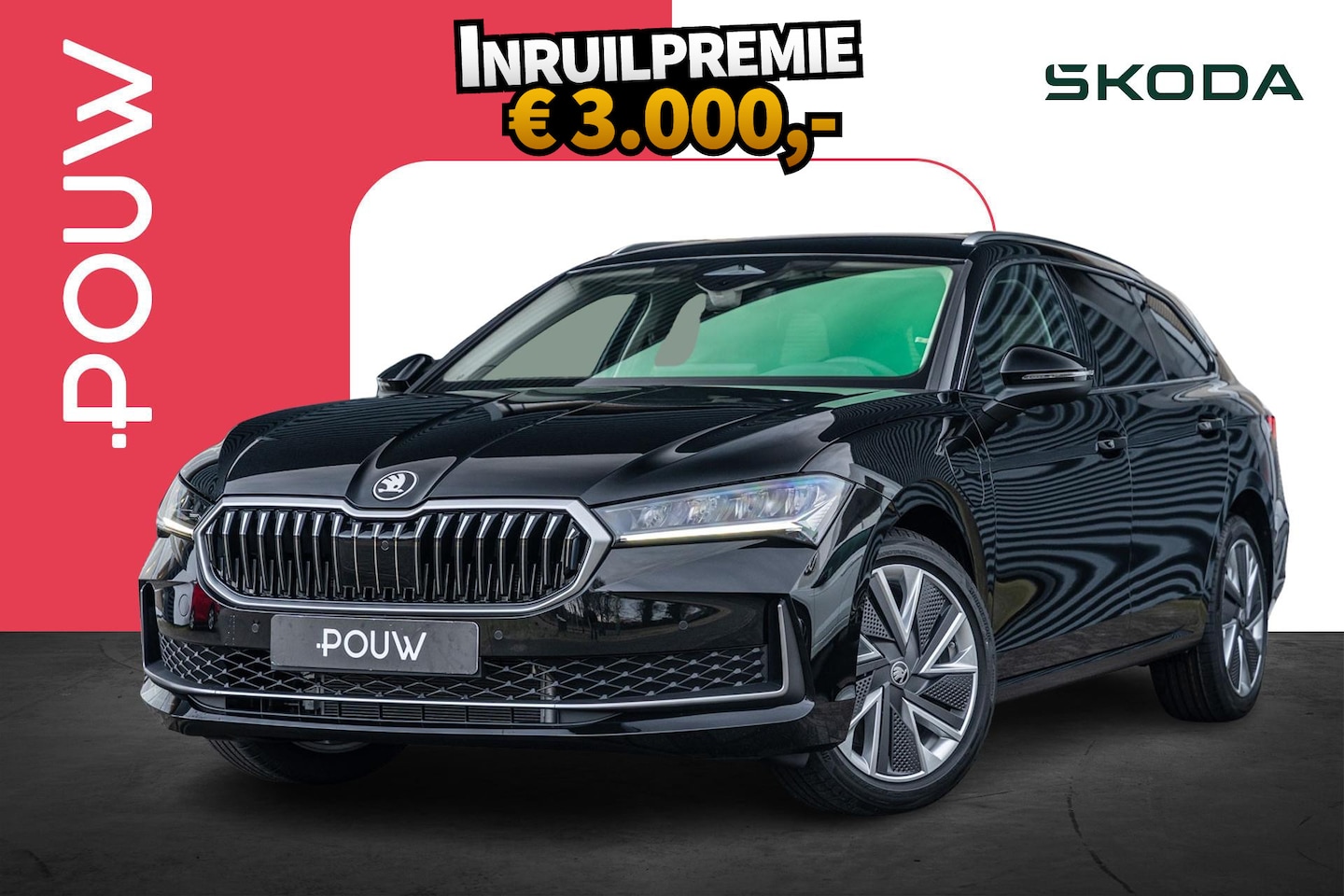 Skoda Superb Combi - 1.5 TSI 204pk PHEV Business Edition | Chroom Pakket | 18" Velgen - AutoWereld.nl