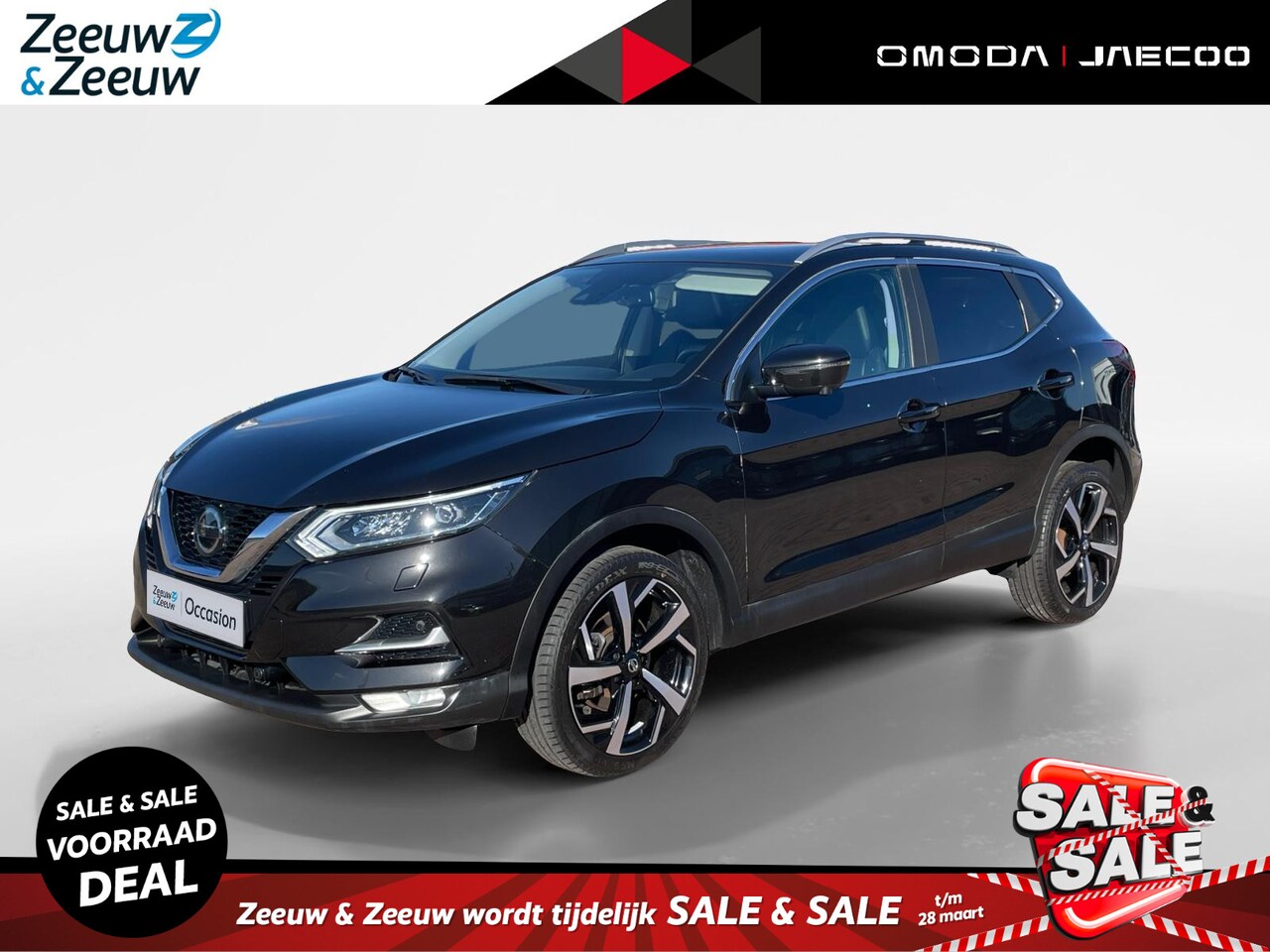 Nissan Qashqai - 1.3 DIG-T Premium Edition *Automaat*Navi+360Camera*Nappa Leder*Panoramadak*VOL OPTIES! - AutoWereld.nl