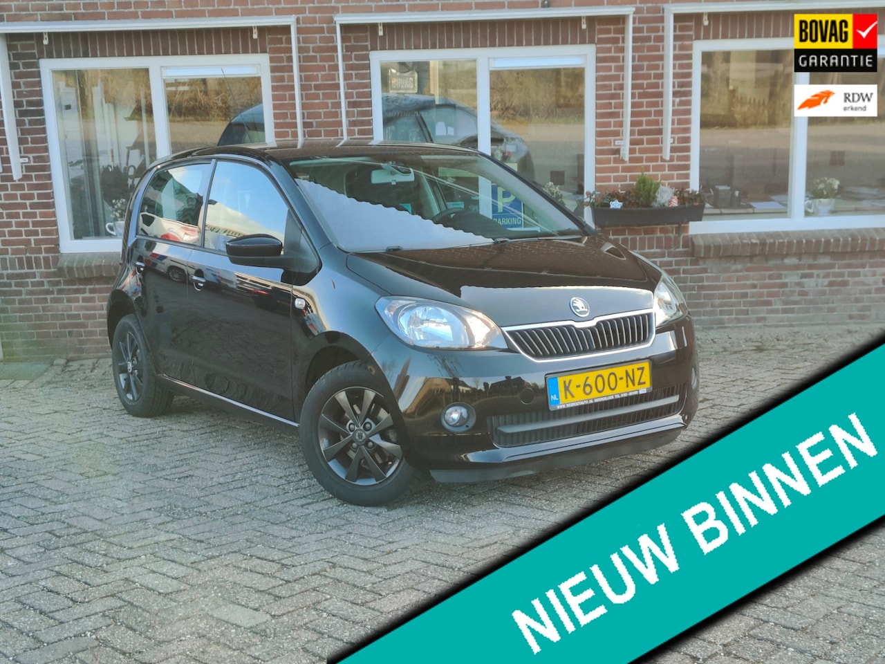 Skoda Citigo - 1.0 Greentech Arctic Air Aico Cruise Navi Stoelverw.- RIJKLAAR - - AutoWereld.nl
