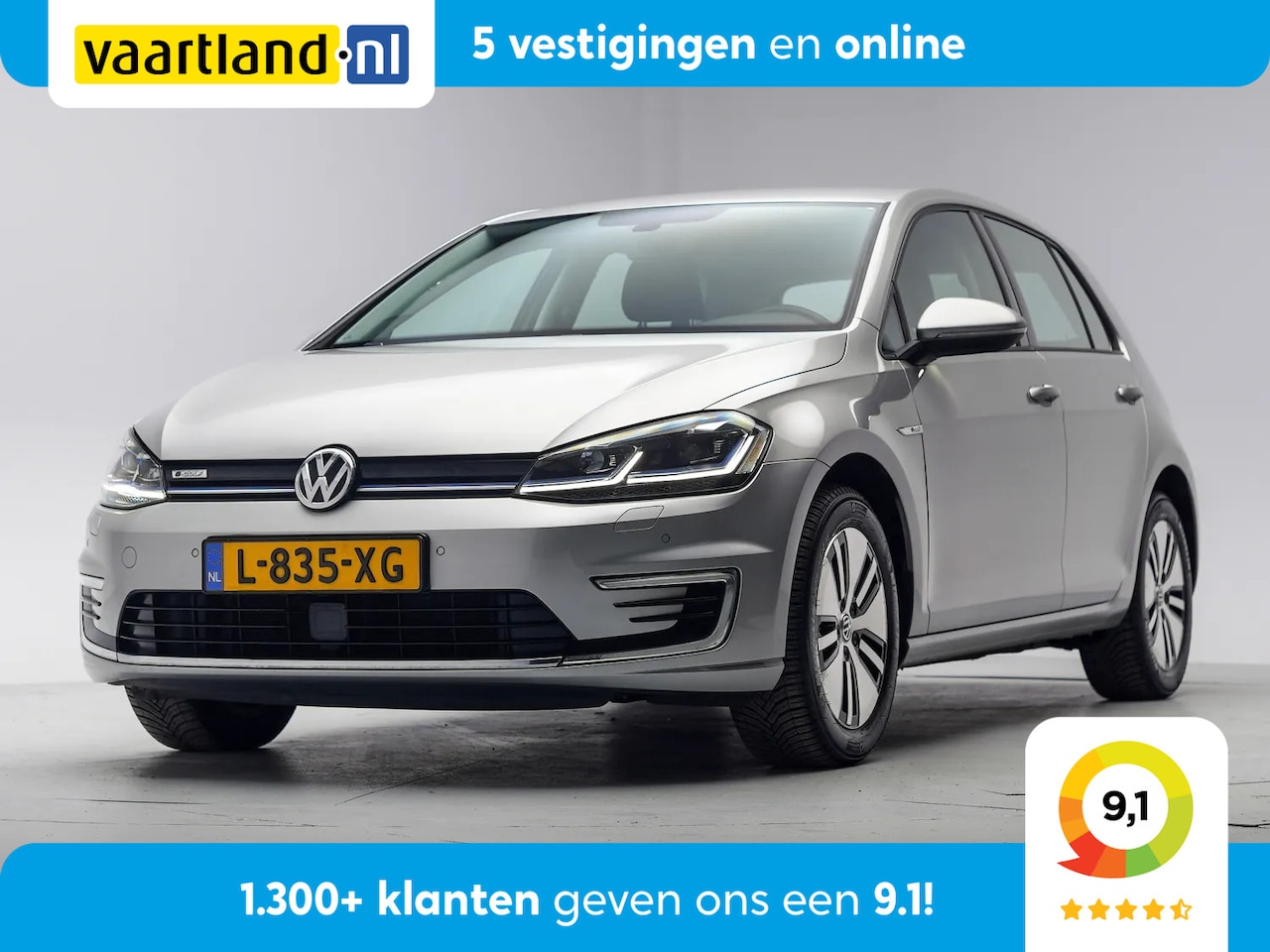 Volkswagen e-Golf - e-Golf [ Apple-carplay Cruise control Parkeersensors V+A] - AutoWereld.nl