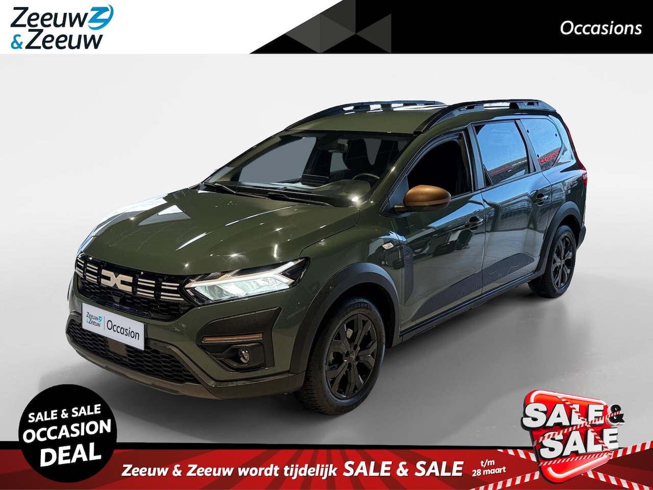 Dacia Jogger - 1.6 Hybrid 140 Extreme 7p. *Automaat*Navi+Camera*Climate*Parkeersensoren*LM.Velgen*VOL OPT - AutoWereld.nl