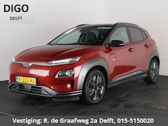 Hyundai Kona Electric - EV Premium Two-Tone 64 kWh SOH ACCU 99% | Apple Carplay/Android Auto | Stuur-& Stoelverwar