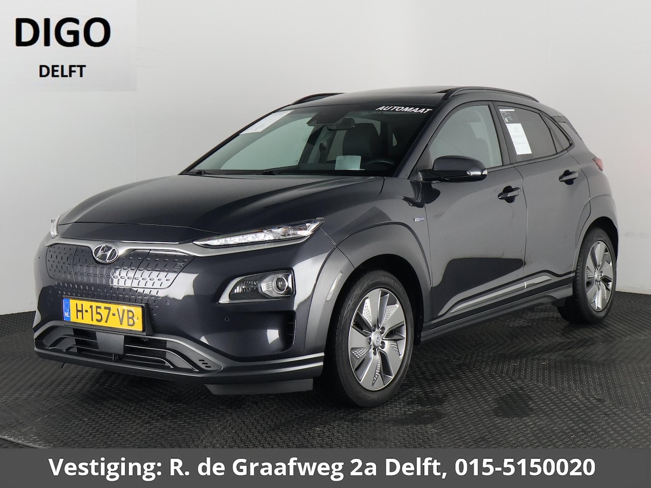 Hyundai Kona Electric - EV Premium 64 kWh | Schuif-Kanteldak | Stuur-& Stoelverwarming | Apple Carplay&AndroidAUTO - AutoWereld.nl