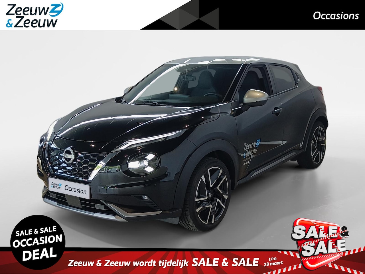 Nissan Juke - 1.6 Hybrid N-Design *Automaat*Navigatie+360Camera*LM.Velgen*Parc Assist*Stoelverwarming*Pr - AutoWereld.nl