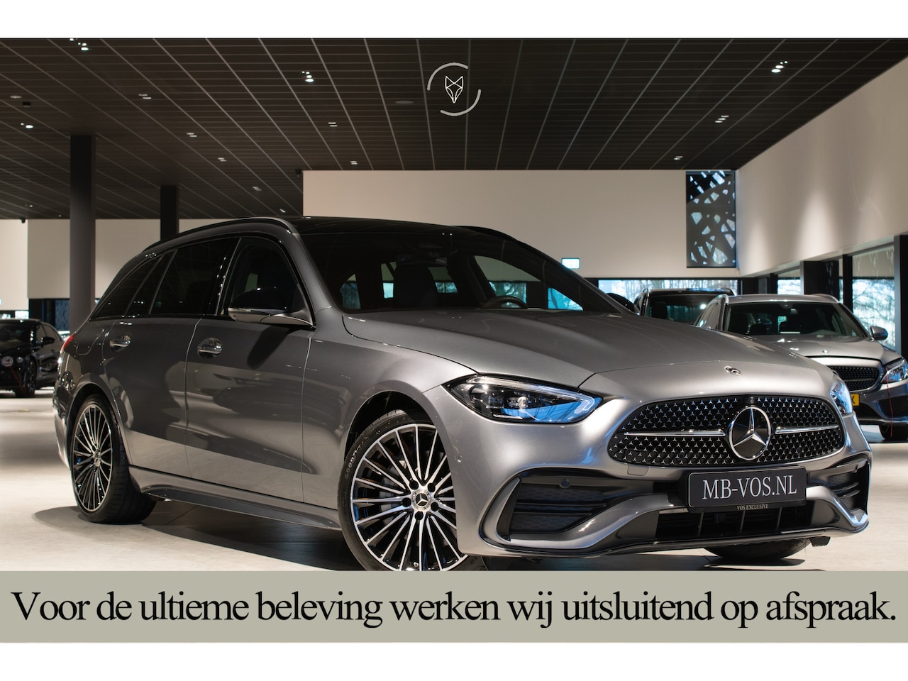 Mercedes-Benz C-klasse Estate - 300 AMG Night Massage|ACC|Keyless|Pano|360|Soundsysteem|LED|19"|New Service - AutoWereld.nl