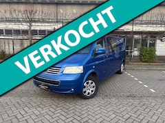 Volkswagen Transporter - 2.5 TDI 340 DC NAP APK 5 PERSOON AC SCHUIFDEUR TREKHAAK