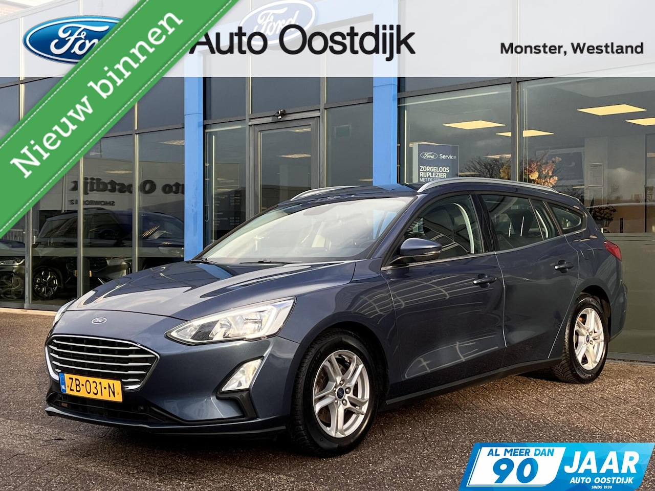 Ford Focus - 1.0 EcoBoost Trend Edition 100PK Cruise Navi Carplay Parkeersensoren Airco All Season Band - AutoWereld.nl