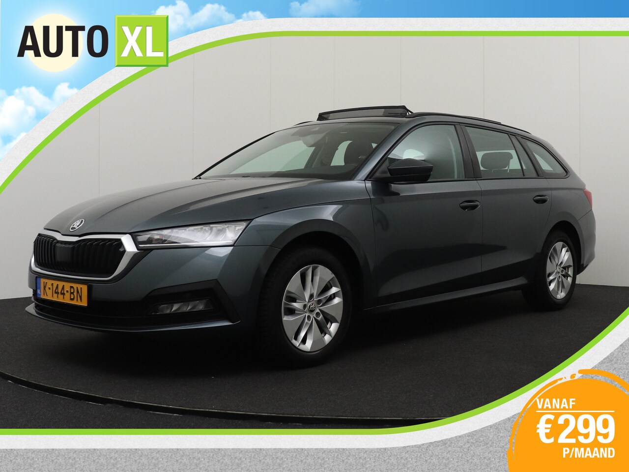 Skoda Octavia Combi - 111 PK TSI Business+ Pano-dak Climate Elek.Trekhaak - AutoWereld.nl