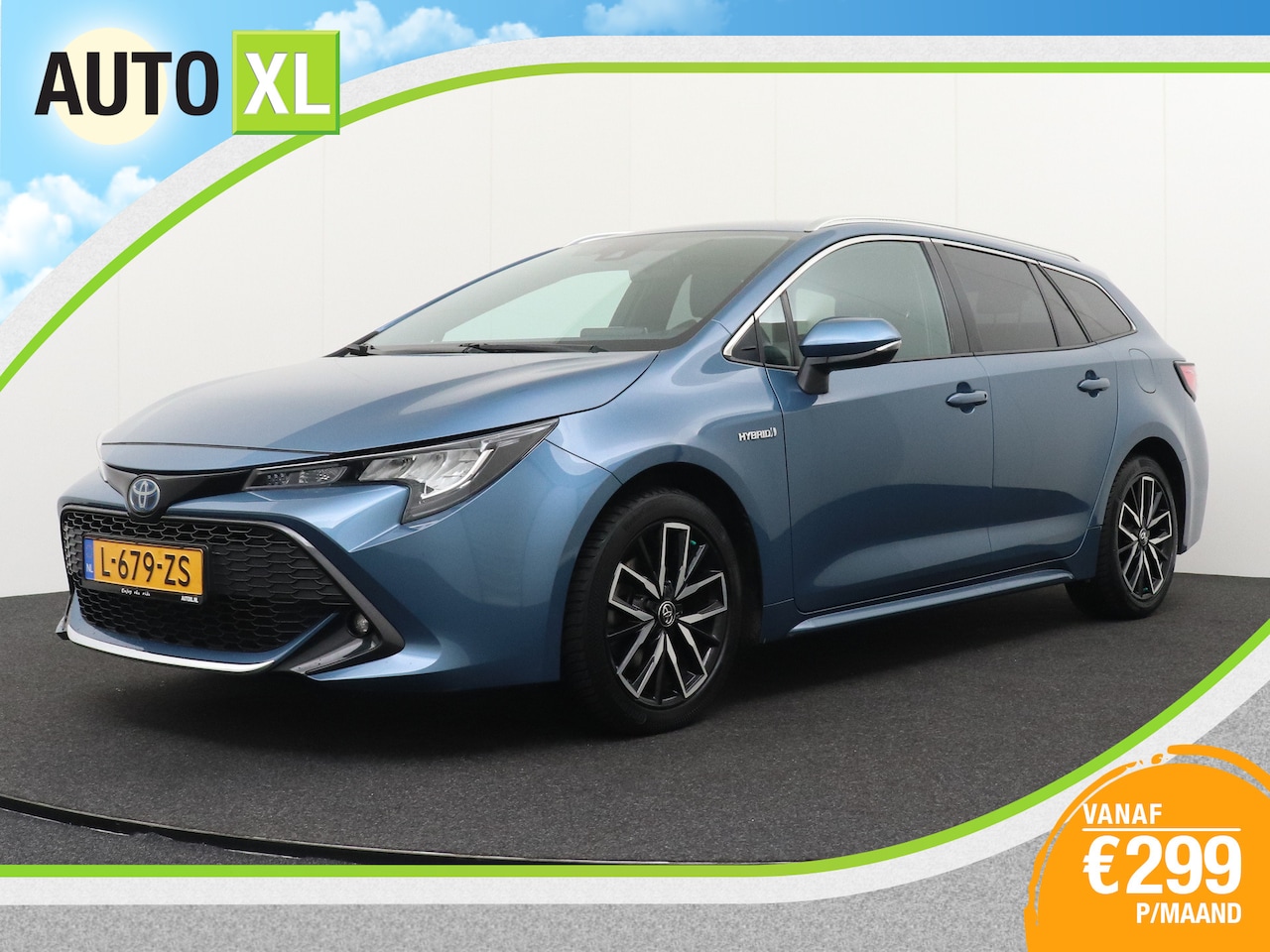Toyota Corolla Touring Sports - 1.8 Hybrid Dynamic Half-Leder Trekhaak 17'LMV - AutoWereld.nl