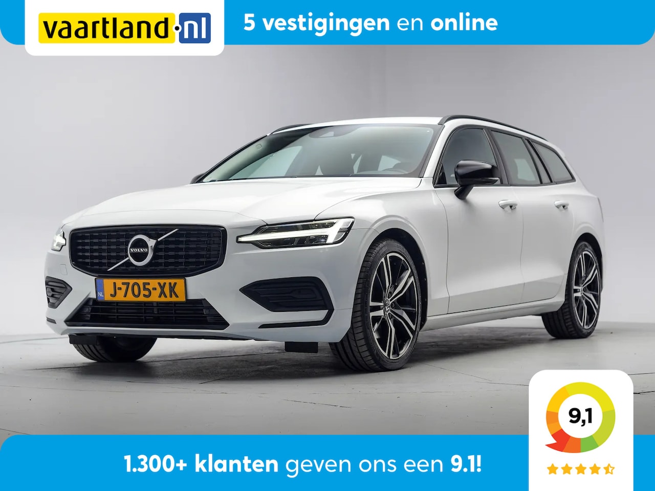 Volvo V60 - 2.0 B3 Momentum Advantage Aut. [ Adapt.cruise Navi Camera Trekhaak ] - AutoWereld.nl