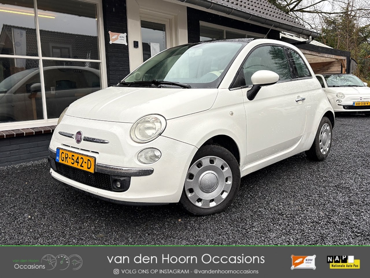 Fiat 500 - 1.2 AIRCO | PANODAK | NW APK | LEDER | MEENEEMPRIJS - AutoWereld.nl