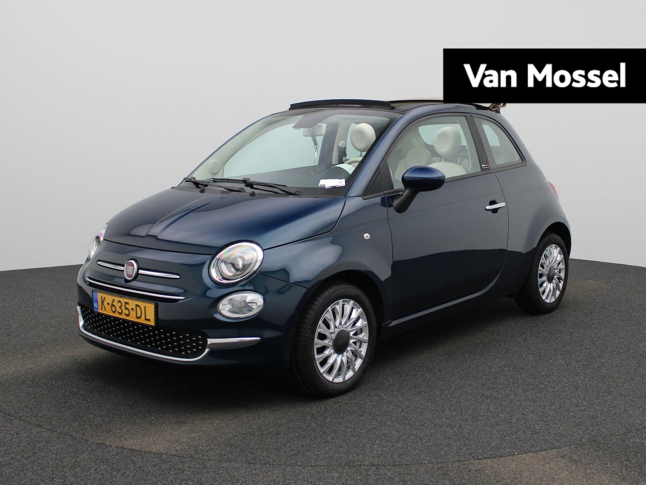 Fiat 500 C - 1.0 Hybrid Lounge | Lichtmetalen Velgen | DAB Radio | Elektrische Ramen | - AutoWereld.nl