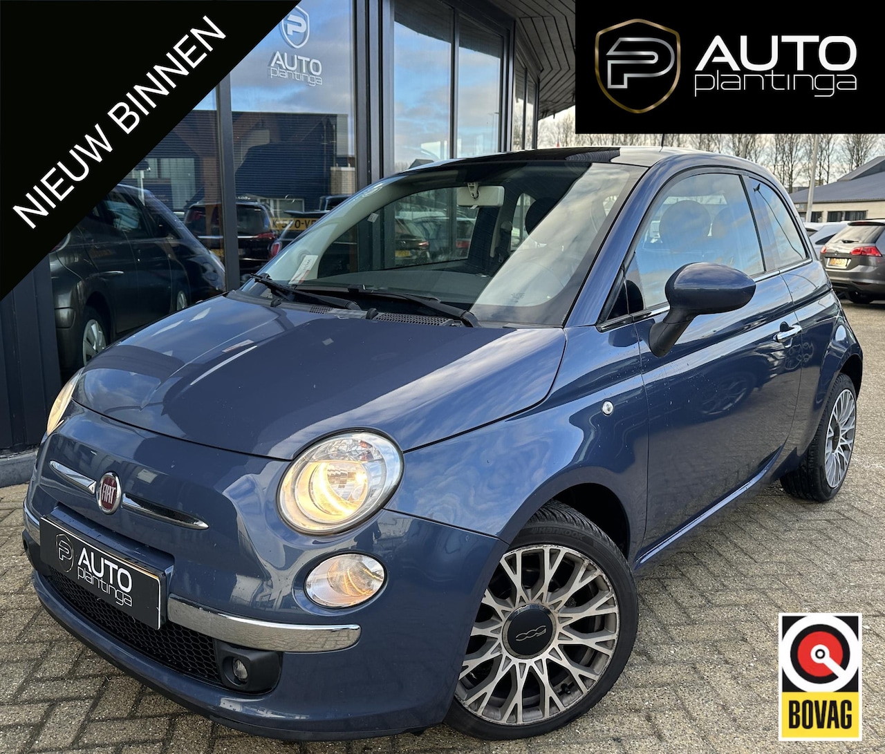 Fiat 500 - 0.9 TwinAir Lounge | AUTOMAAT | Pano | Airco | Parkeersensoren | - AutoWereld.nl