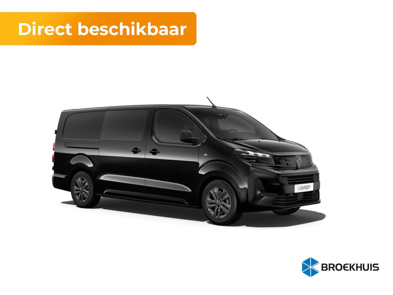 Peugeot e-Expert - Standaard Dubbele Cabine - electric | Driezitsbank achter zonder ISOFIX met twee neerklapb - AutoWereld.nl