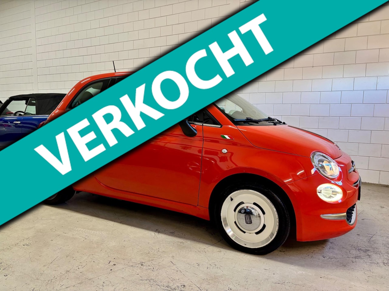 Fiat 500 - 0.9 TwinAir Turbo Anniversario Bj18|Panodak|Carplay|Digiteller|Unieke Uitvoering !! - AutoWereld.nl