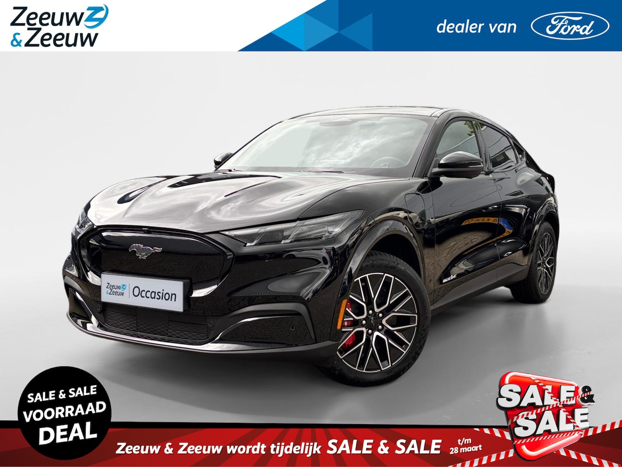 Ford Mustang Mach-E - Extended Premium RWD 88 kWh | Verwachte Levertijd 3 Weken | Prijs Inclusief €1.000,- Ford - AutoWereld.nl
