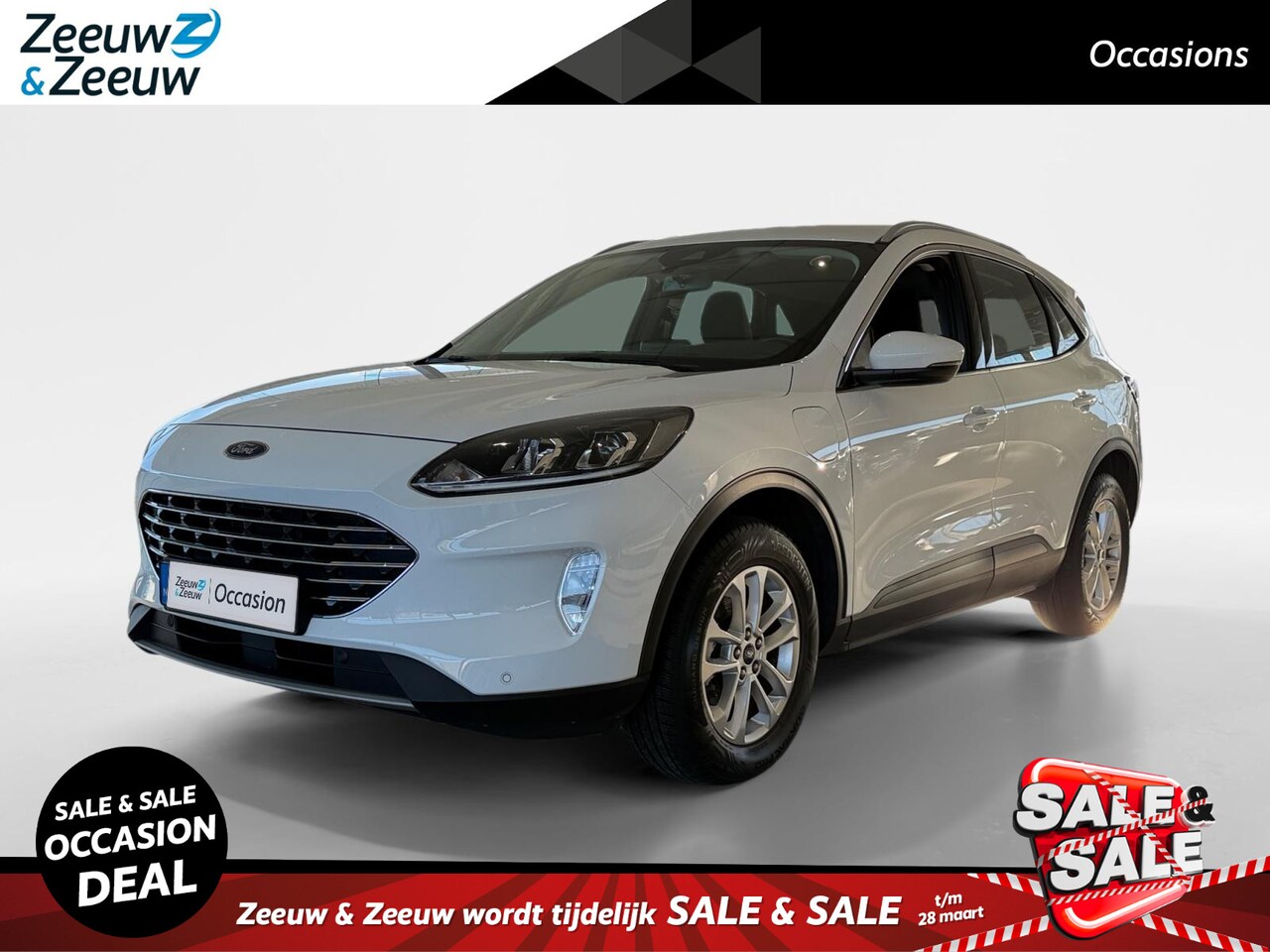 Ford Kuga - 2.5 PHEV Titanium | Dealer onderhouden | Automaat | Parkeersensoren voor en achter | Achte - AutoWereld.nl