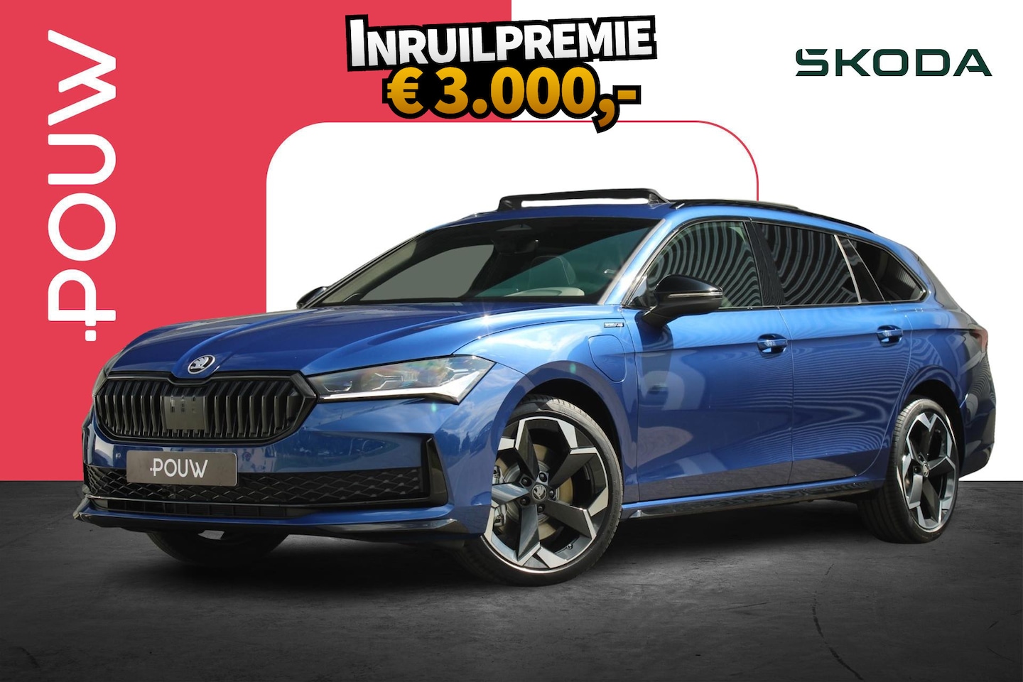 Skoda Superb Combi - 1.5 TSI 204pk PHEV Sportline Business | Trekhaak Wegklapbaar | Canton Sound - AutoWereld.nl