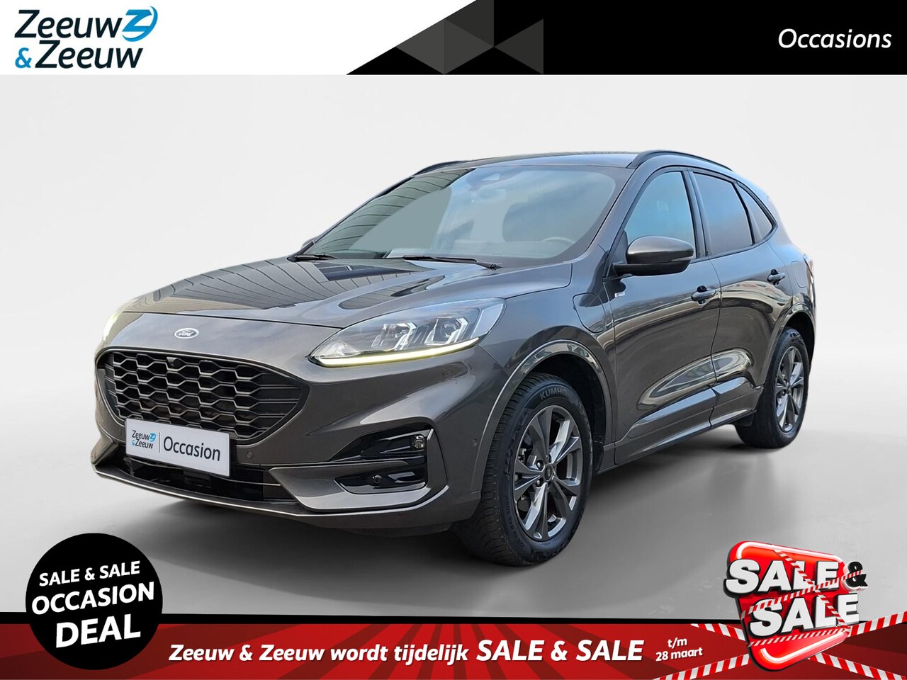 Ford Kuga - 2.5 PHEV ST-Line 225pk | Adaptieve cruise control | Blind spot | Navigatie | Camera voor + - AutoWereld.nl