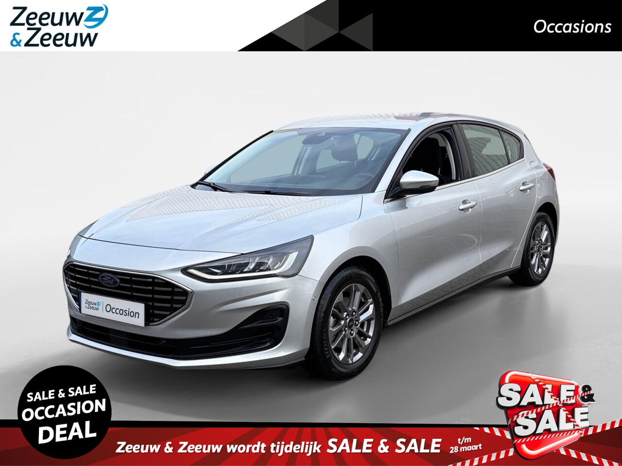 Ford Focus - 1.0 EcoBoost Hybrid Titanium | Trekhaak | Keyless Entry | Adaptieve Cruise Control | Stoel - AutoWereld.nl