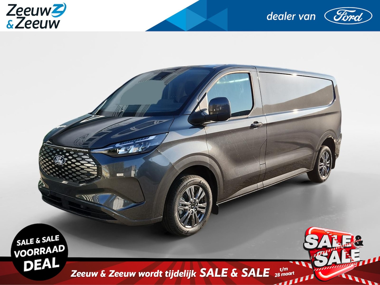 Ford Transit Custom - E-Transit 320 L2H1 Limited 65 kWh | NIEUW | TE BESTELLEN | 380 KM WLTP | 0.99% rente Finan - AutoWereld.nl