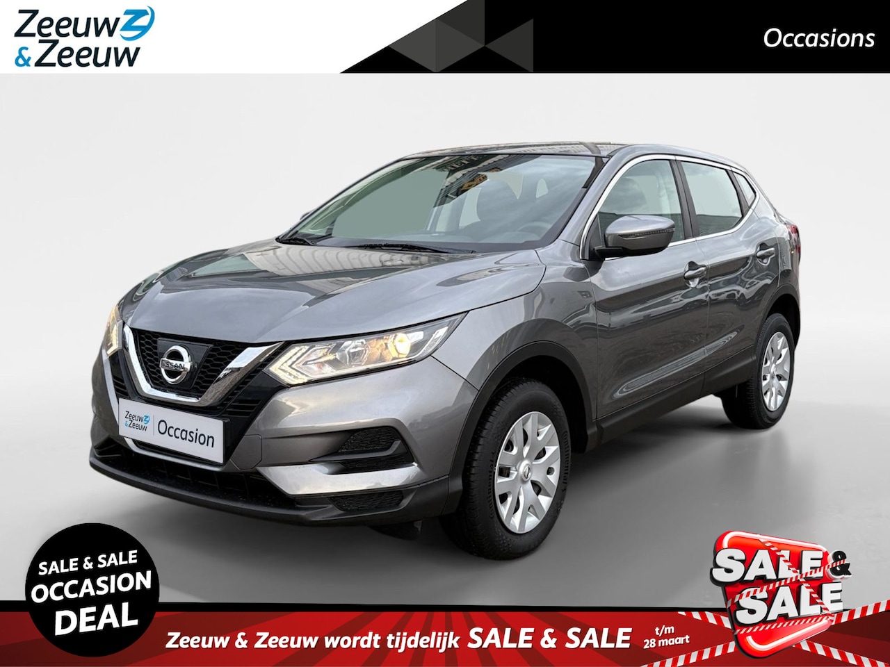 Nissan Qashqai - 1.2 Visia | Trekhaak | Airco | Climate Control | Cruise Control | Elektr. Ramen | - AutoWereld.nl