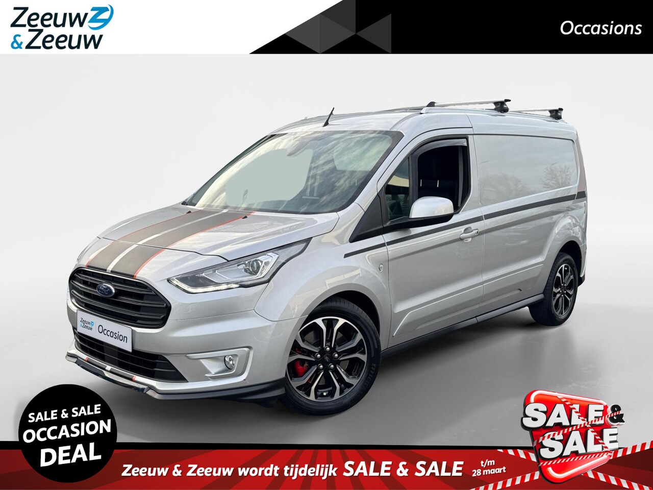 Ford Transit Connect - 1.5 EcoBlue L2 Sport 100 pk Automaat | Navigatie | Achteruitrijcamera | Half lederen bekle - AutoWereld.nl
