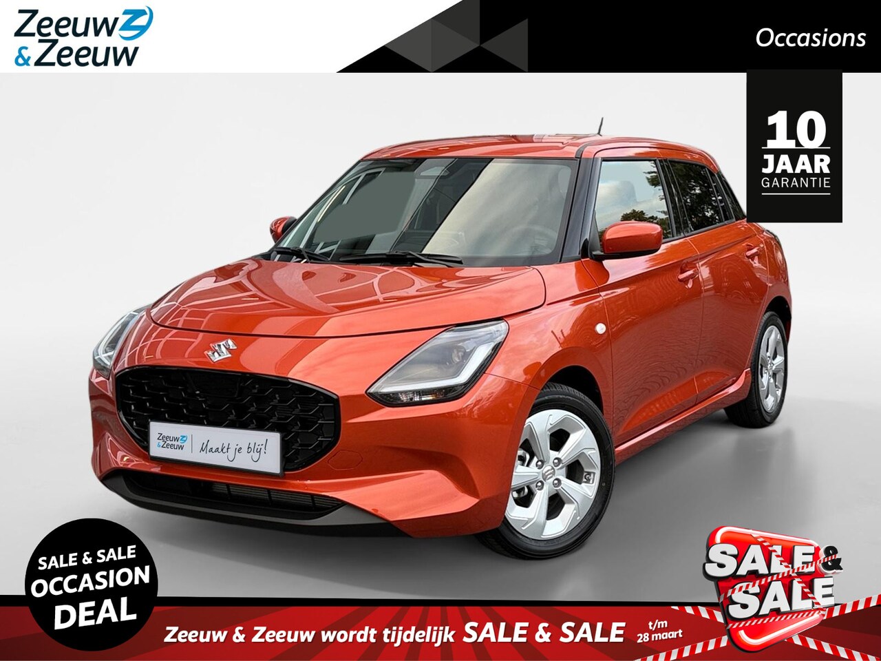 Suzuki Swift - 1.2 Select Smart Hybrid | 10 jr garantie! | Carplay | Navi | Stoelverw. | All-season - AutoWereld.nl
