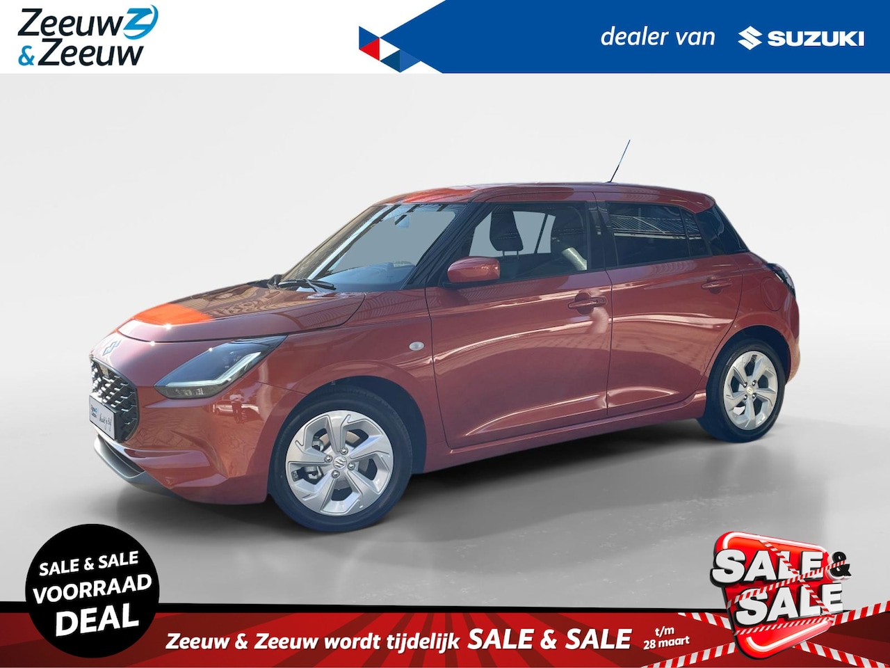 Suzuki Swift - 1.2 Select Smart Hybrid | 16" lichtmetalen velgen | Apple CarPlay® & Android Auto | Stoelv - AutoWereld.nl