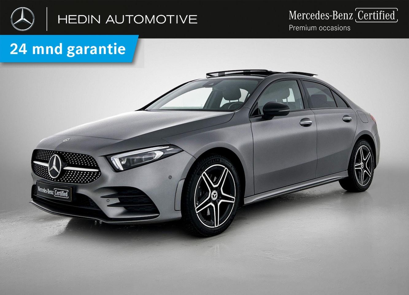 Mercedes-Benz A-klasse - A 250e Limousine AMG Limited | Designo | Premium Plus Pakket | Nightpakket | Panoramadak | - AutoWereld.nl