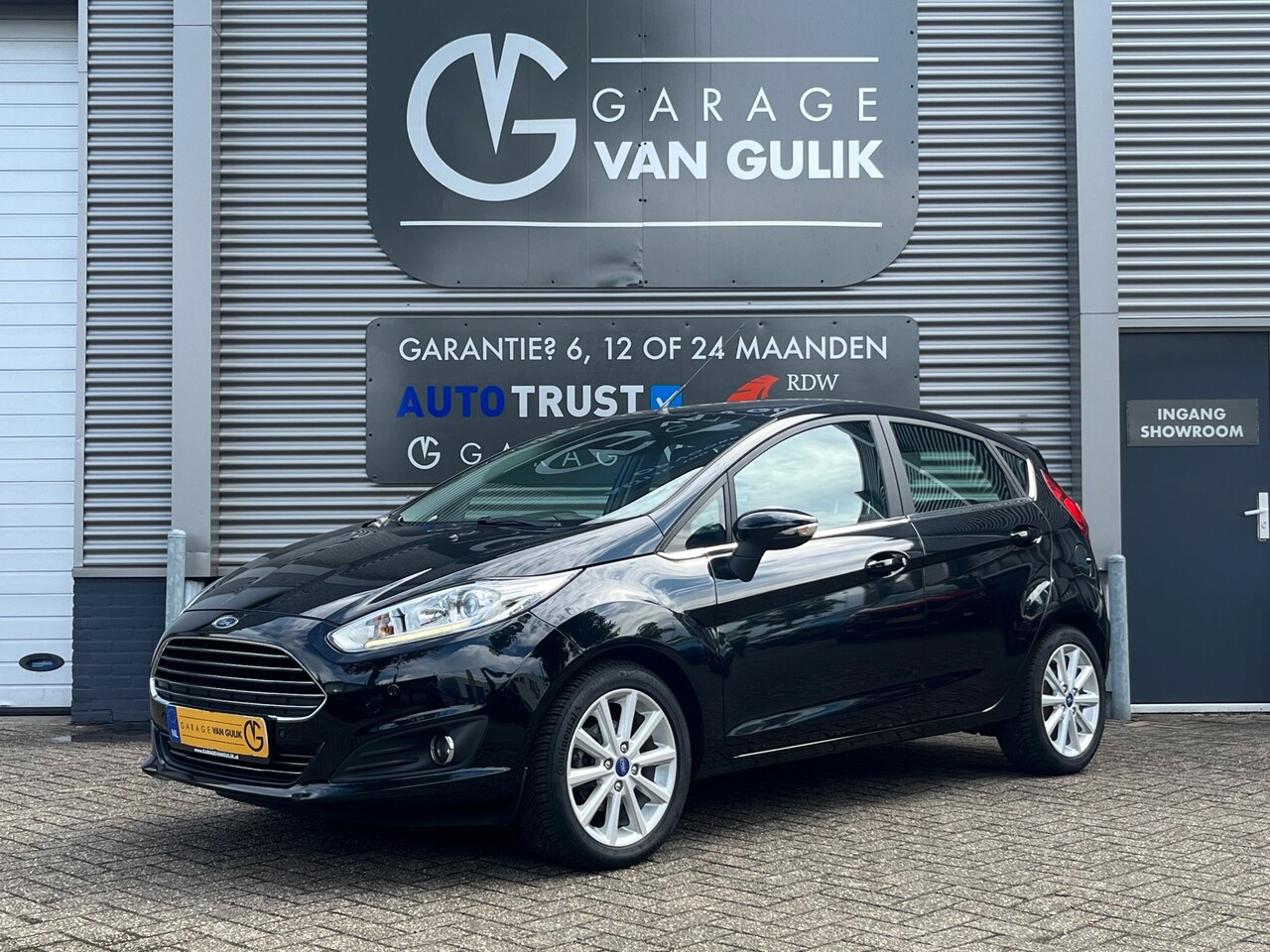 Ford Fiesta - 1.0 101PK Automaat,Trekhaak,Clima,StoelVerw,ElektrRamen+Spiegels,Isofix,Bluetooth,Lmv,Pdc, - AutoWereld.nl