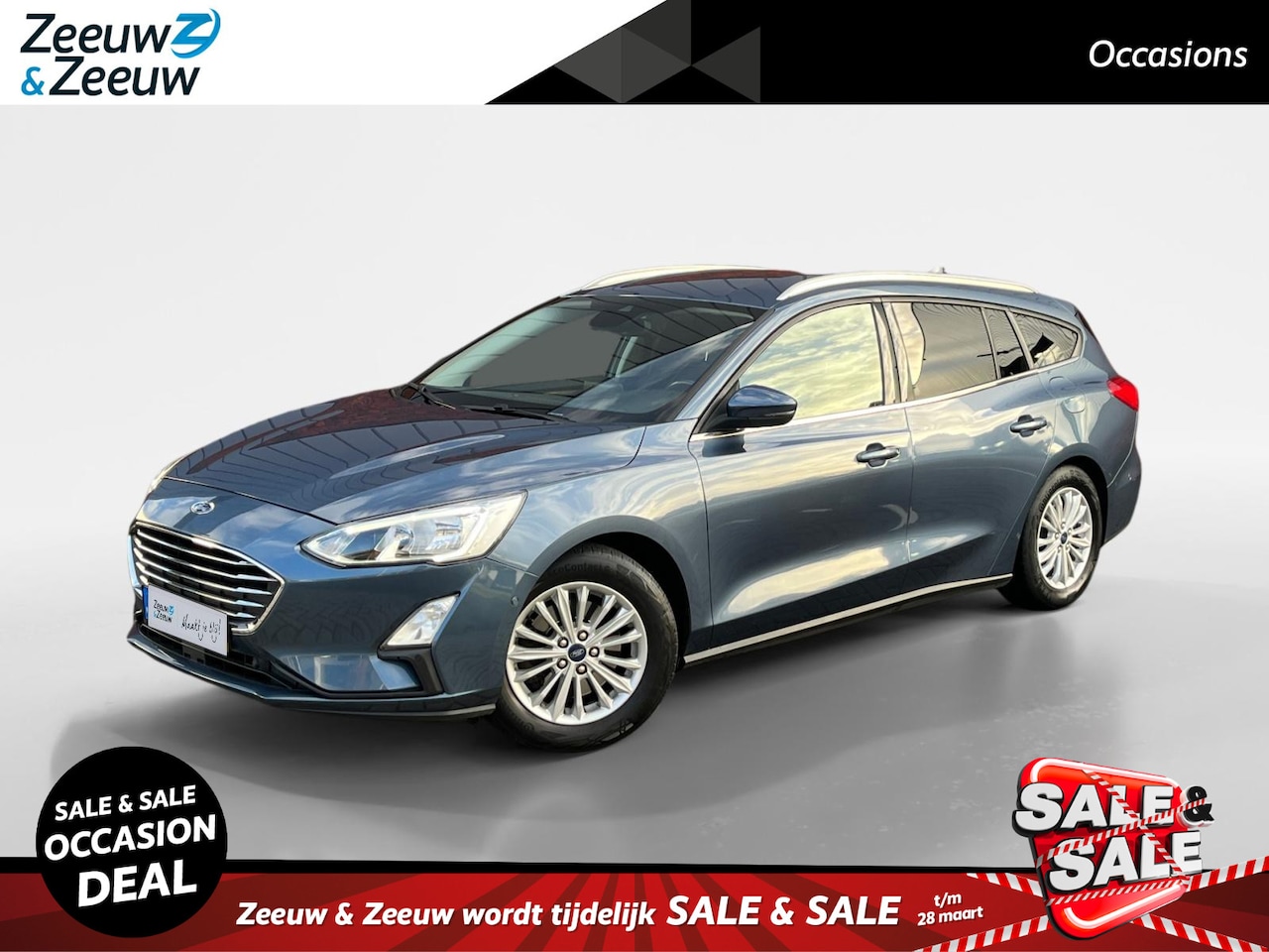 Ford Focus Wagon - 1.0 EcoBoost Titanium Business | B&O | BLIS | Adaptieve Cruise Control | Winter Pack | Cam - AutoWereld.nl