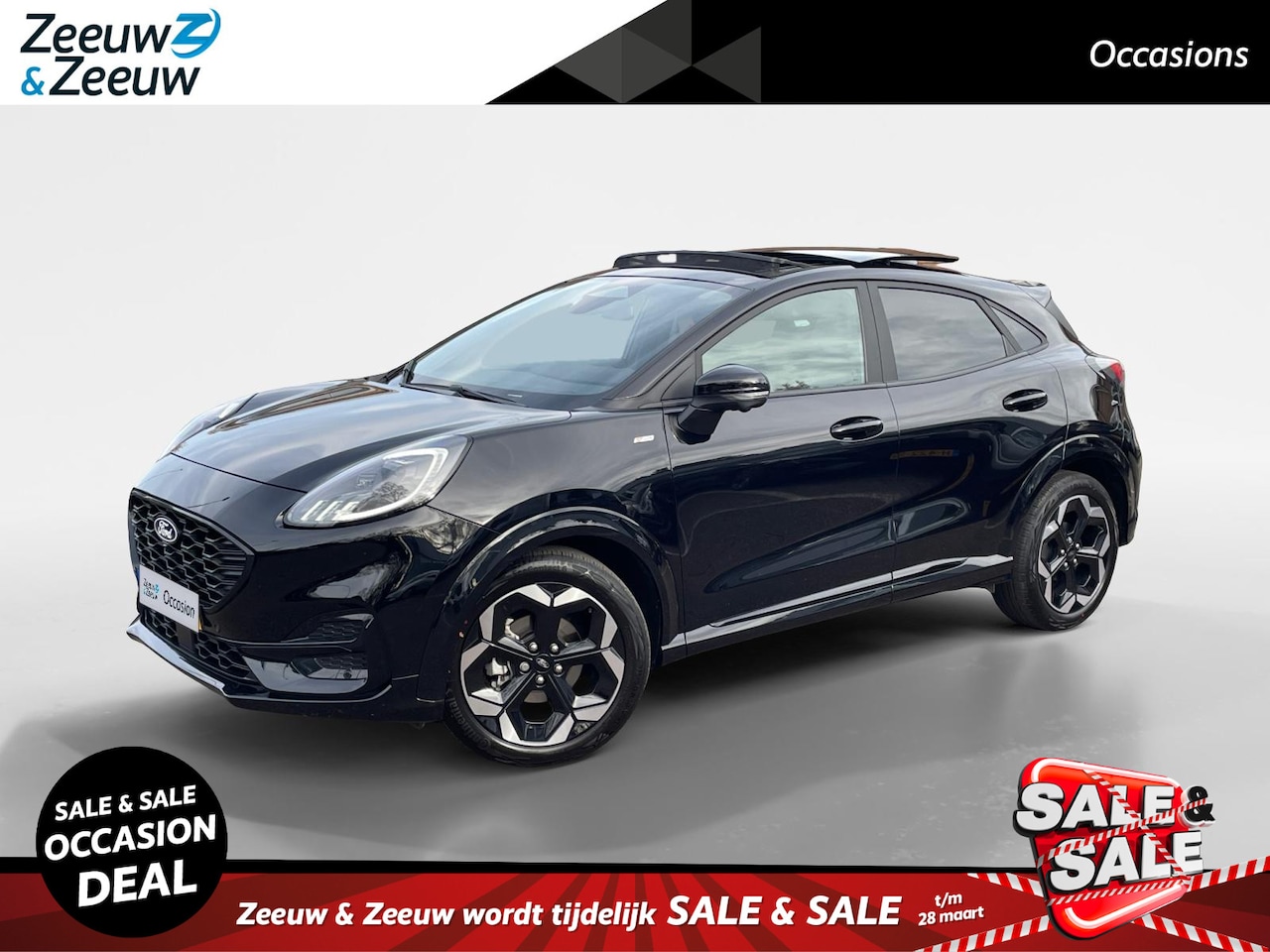 Ford Puma - 1.0 EcoBoost Hybrid ST-Line X 155PK Automaat | Panoramadak | Adaptieve Cruise Control | BL - AutoWereld.nl