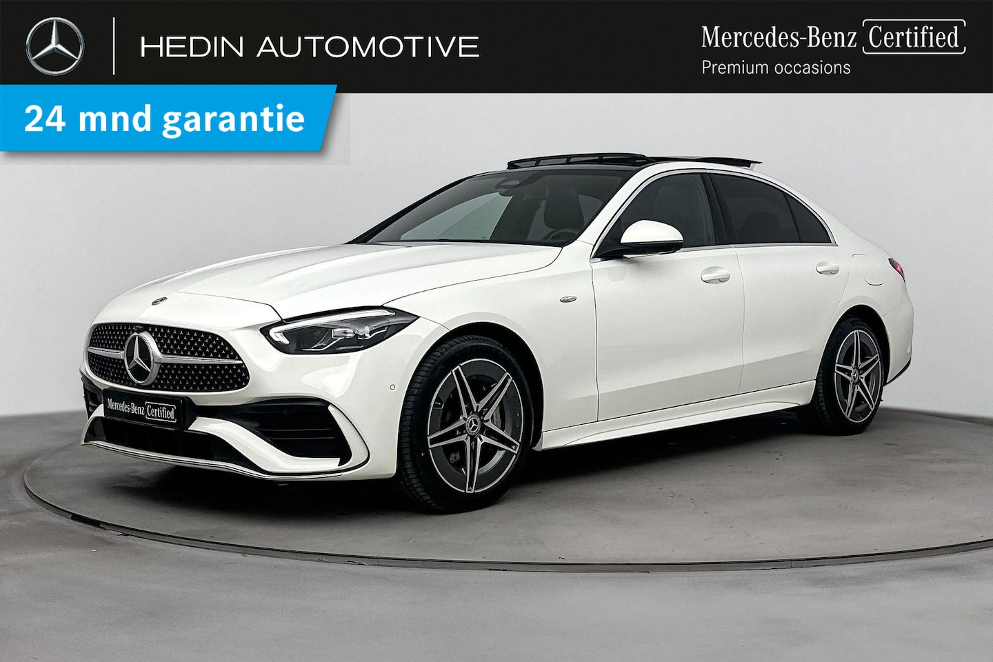 Mercedes-Benz C-klasse - C 300e Limousine Automaat AMG Line | Winterpakket | Distronic | Memory | Panoramadak | 360 - AutoWereld.nl