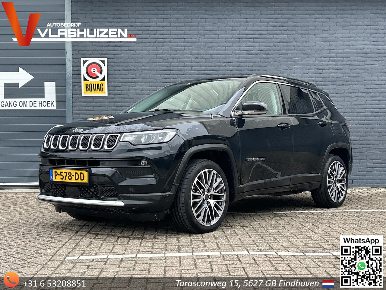 Jeep Compass - 4xe 190 Plug-in Hybrid Electric Limited Lease Ed. | € 13.200,- NETTO! | Leder | Climate | - AutoWereld.nl