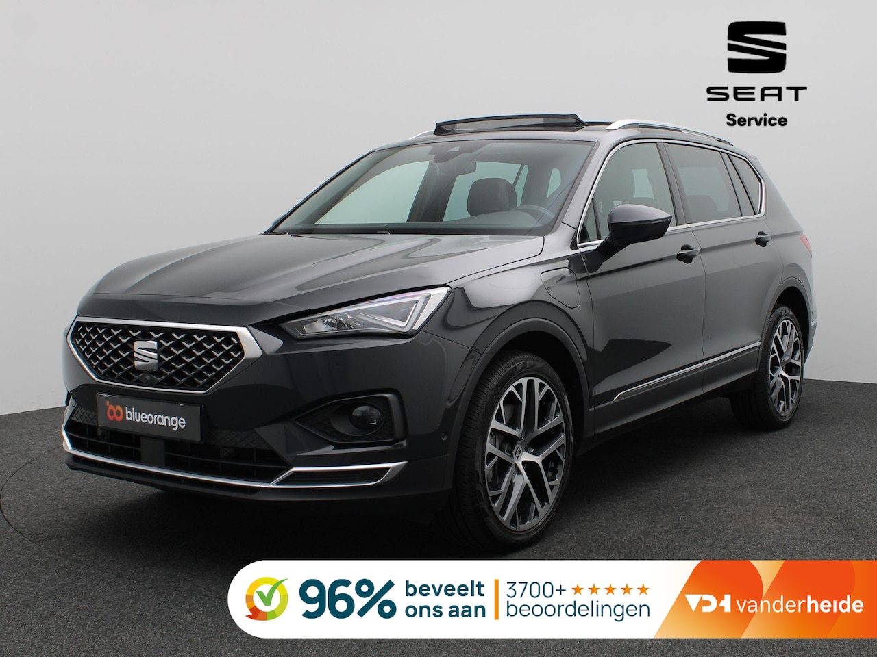 SEAT Tarraco - Xperience PHEV 1.4 TSI e-Hybrid 245pk full led, trekhaak, standkachel, 360gr. camera, schu - AutoWereld.nl