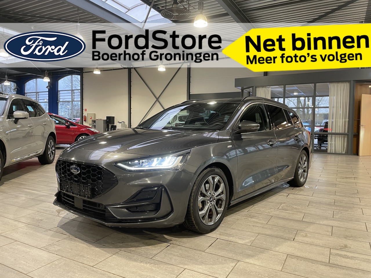 Ford Focus Wagon - Ecoboost Hybrid 155 pk ST-line | Winter Pack | LED | Camera | Adapt. Cruise | Apple Carpla - AutoWereld.nl