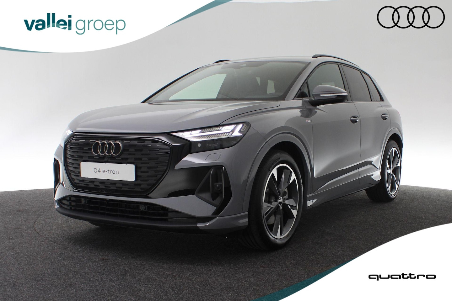 Audi Q4 e-tron - S edition Competition 45 82 kWh 210 kW / 286 pk Quattro | Assistentiepakket plus | Optiekp - AutoWereld.nl