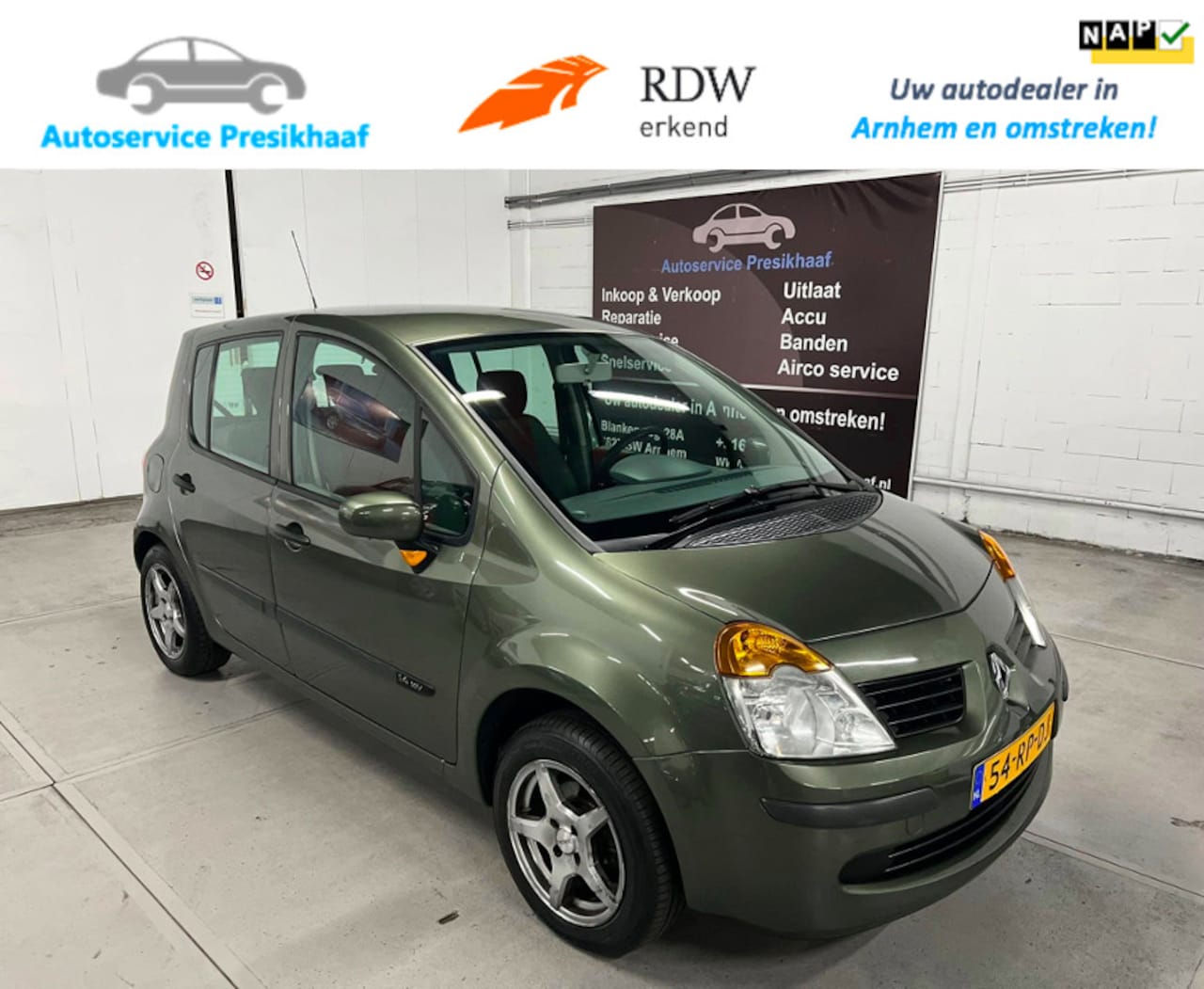 Renault Modus - 1.4-16V Dynamique Comfort AIRCO / LM VELGEN - AutoWereld.nl