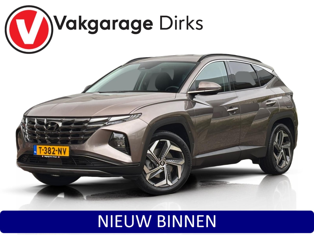 Hyundai Tucson - 1.6 T-GDI 265 PK PHEV Premium 4WD ✅ Leder ✅ 360CAM ✅ LED - AutoWereld.nl