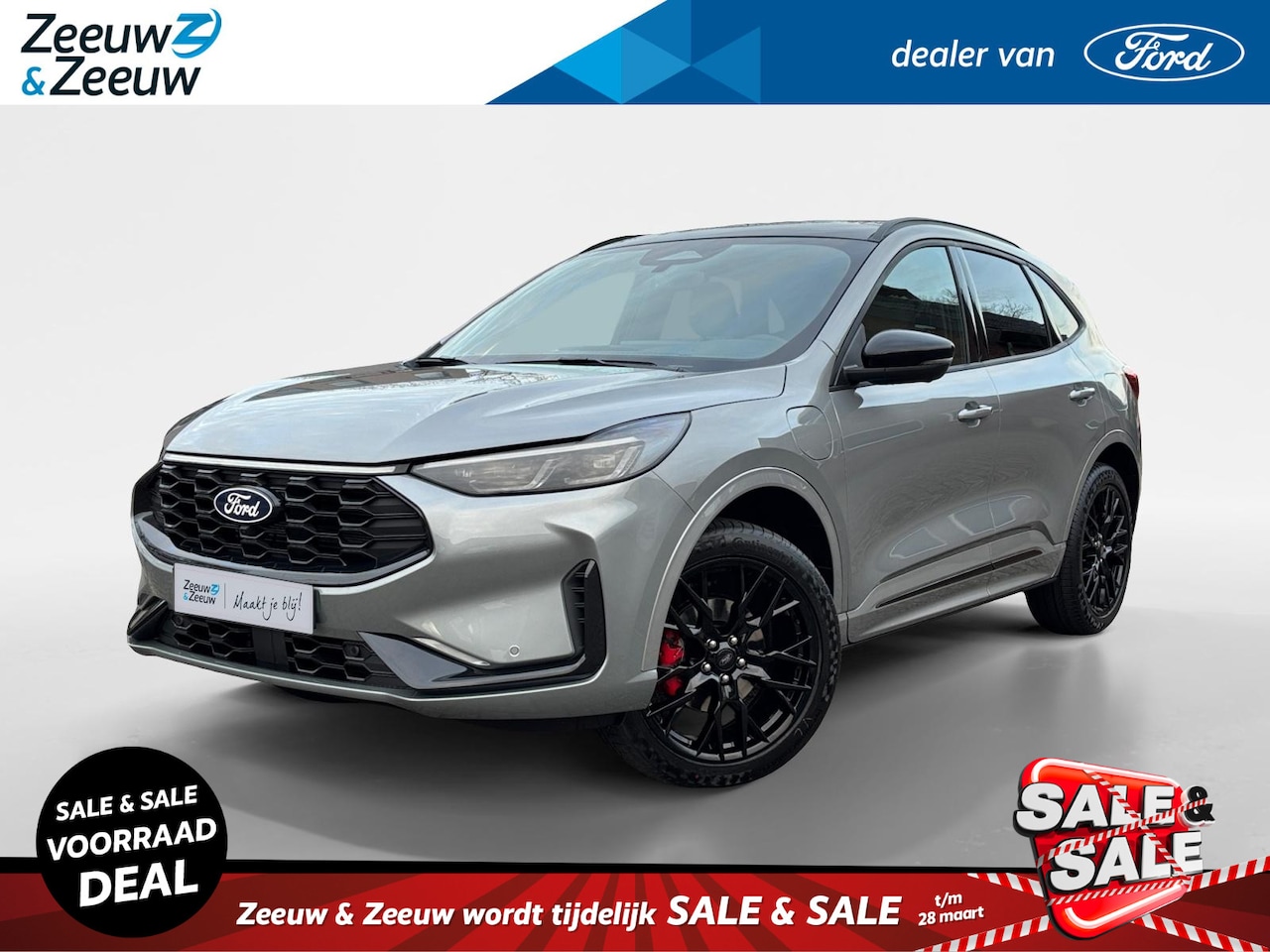 Ford Kuga - 2.5 PHEV Sound Edition | Panoramadak | El. Trekhaak | B&O Premium Audio | 20" Lichtmetalen - AutoWereld.nl