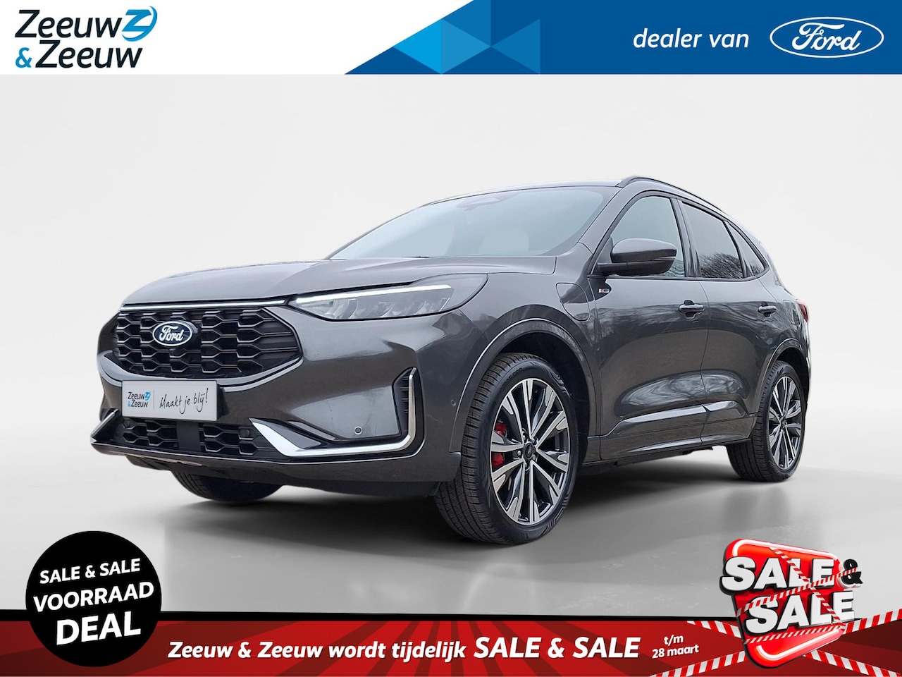 Ford Kuga - 2.5 PHEV ST-Line X Nieuw te bestellen | Winterpack | El. Trekhaak | 20" Lichtmetaal | 360C - AutoWereld.nl